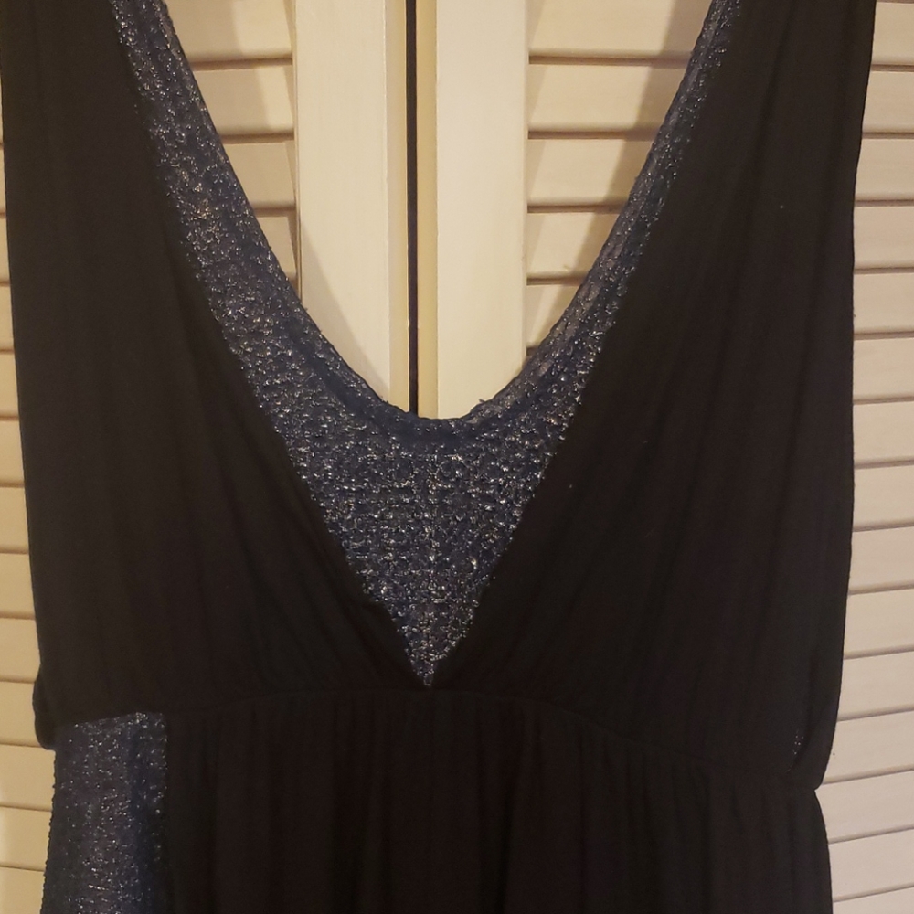 Free people glitter evening dress